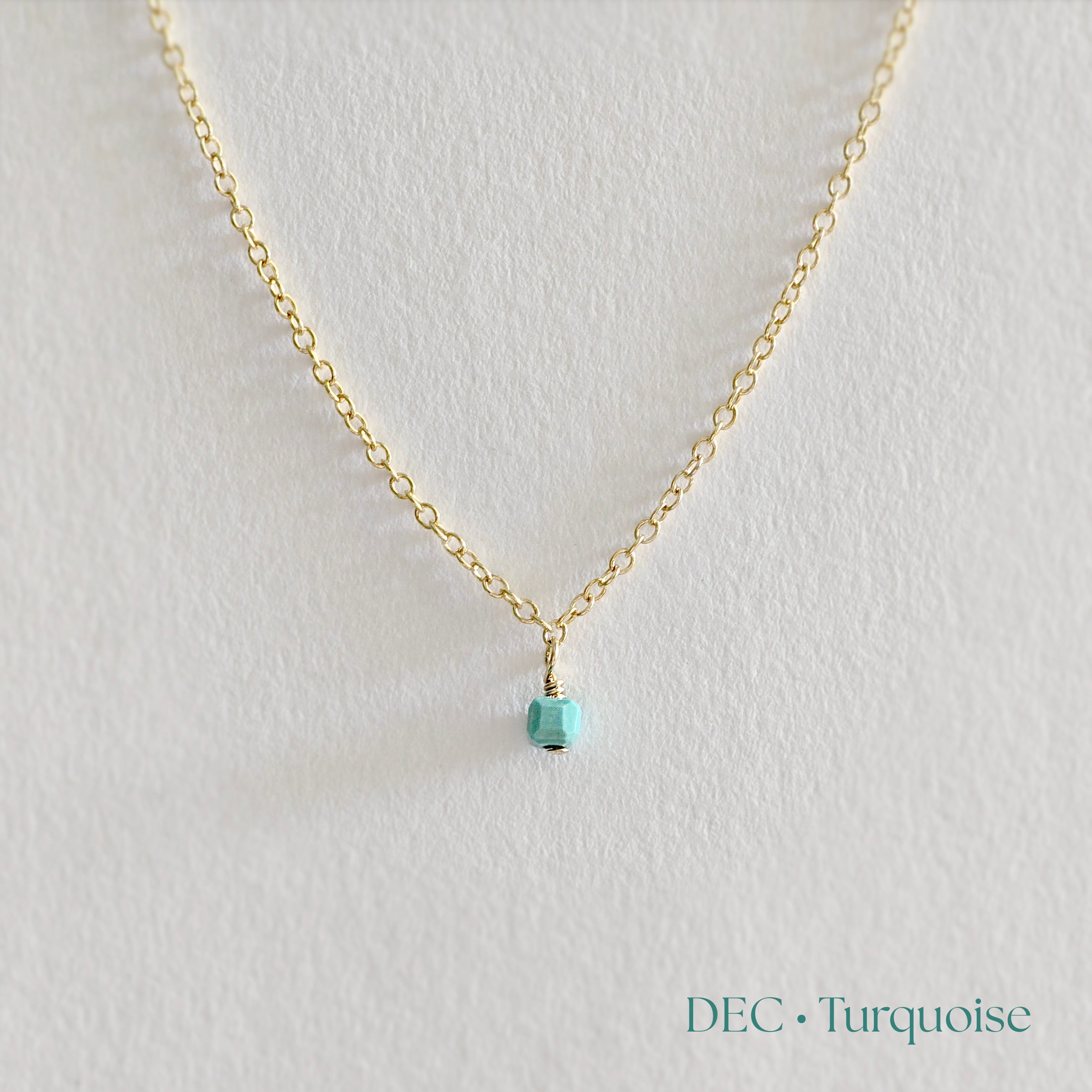 Gold Filled Birthstone Necklace