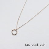 Calla 14K Solid Gold Necklace