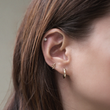 14K Sleek Snake Cartilage Earring