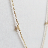 Close-up of pearls with polished finish