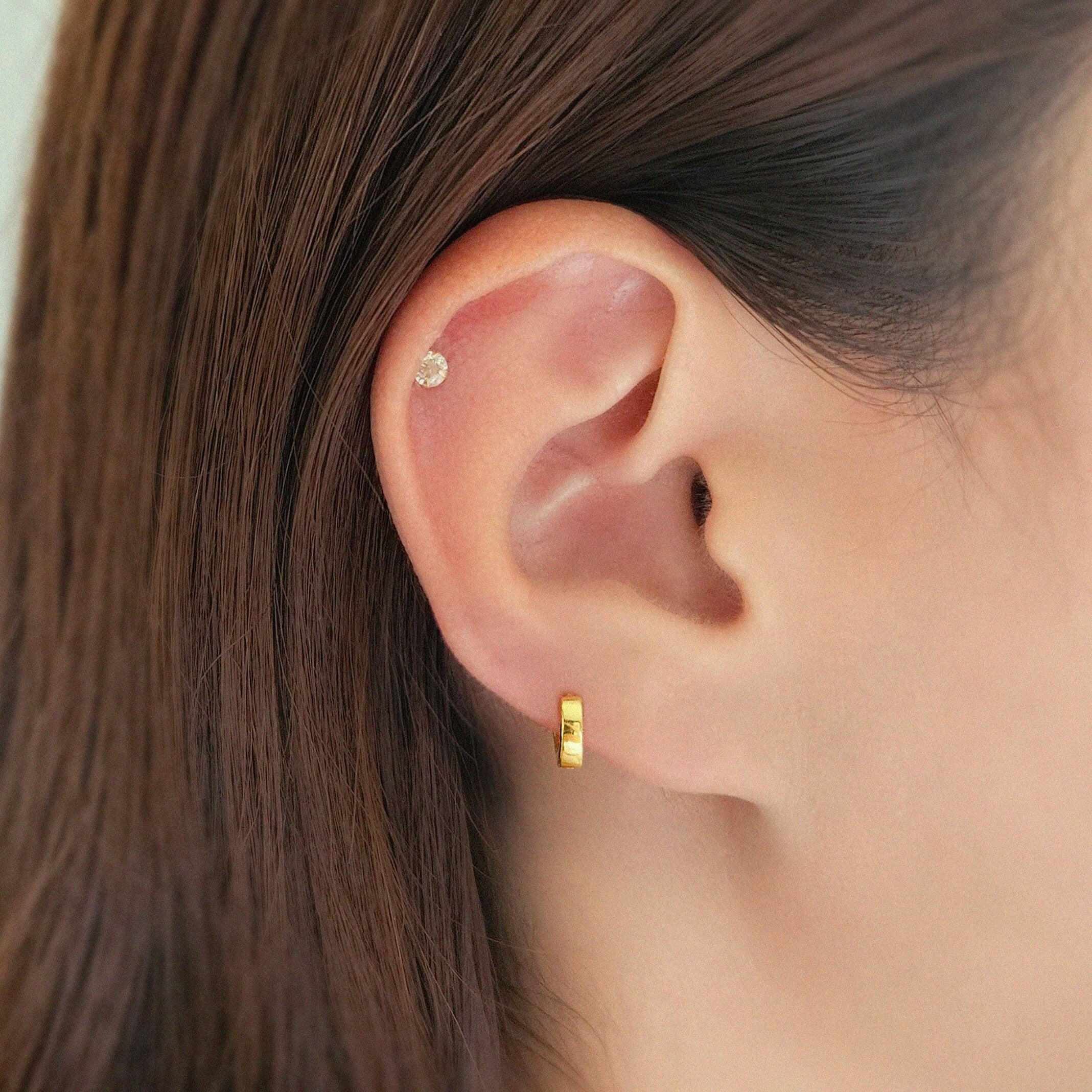 Hoop Earrings Small Size Earrings Design Just Huggies