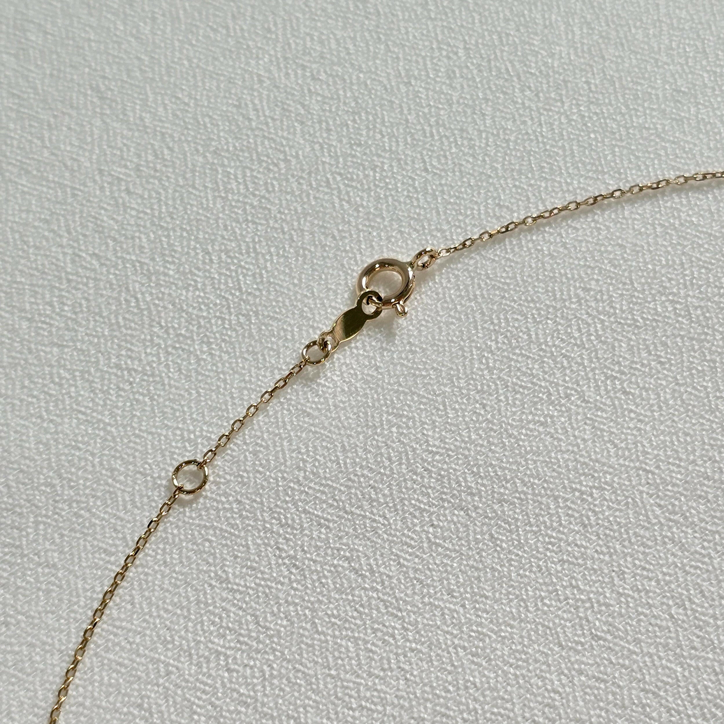 Spring clasp and extender in 14K solid gold – polished and functional