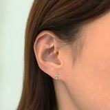 14K Croce Cartilage Earring.