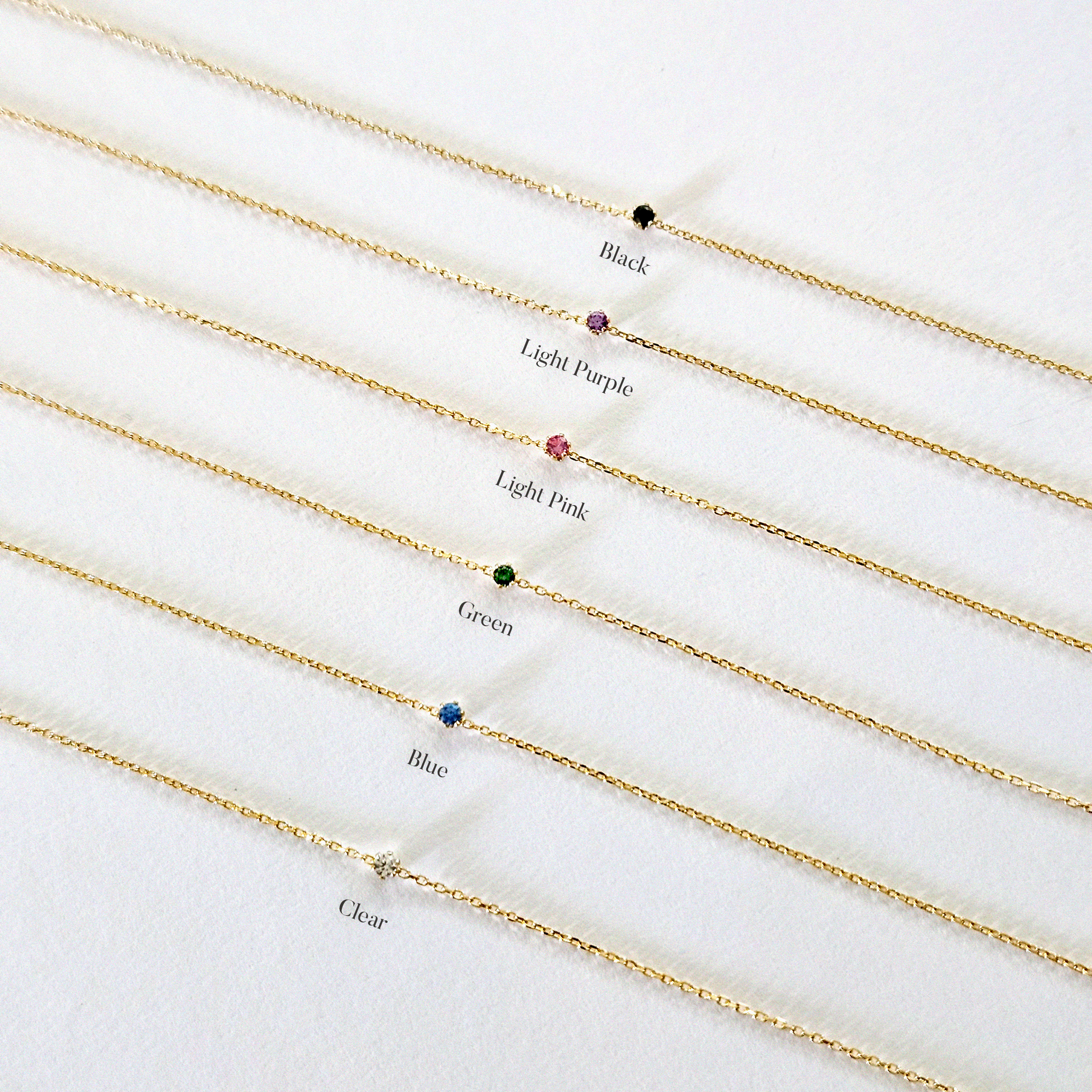 Petite crystal bracelet with minimal design featuring a delicate stone for elegant, understated style