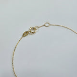 14K Petite Cross Bracelet.