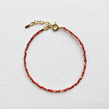 Joy's Silk & Chain Bracelet