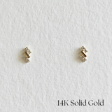 Serres 14K Solid Gold Earrings