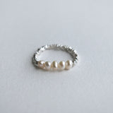 Silver Stone Perla Ring