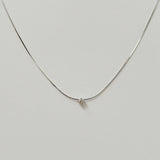 Petite Crystal Snake Chain Necklace.