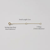14K Chain Extender (7cm).