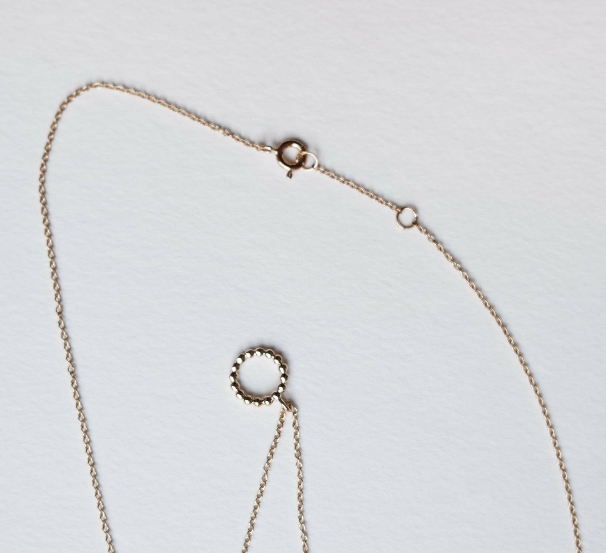 Close-up of clasp mechanism showing secure locking feature and polish