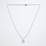 Straight-on view of the full Calla Necklace against a neutral backdrop