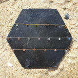Dainty chain anklet with disc charms designed for elegant belly dance performances