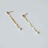 Lydia Chain With Pearl Gold Filled Earrings