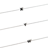 Initial bracelet featuring a minimal design, perfect as a dainty letter bracelet gift with simple and elegant style.