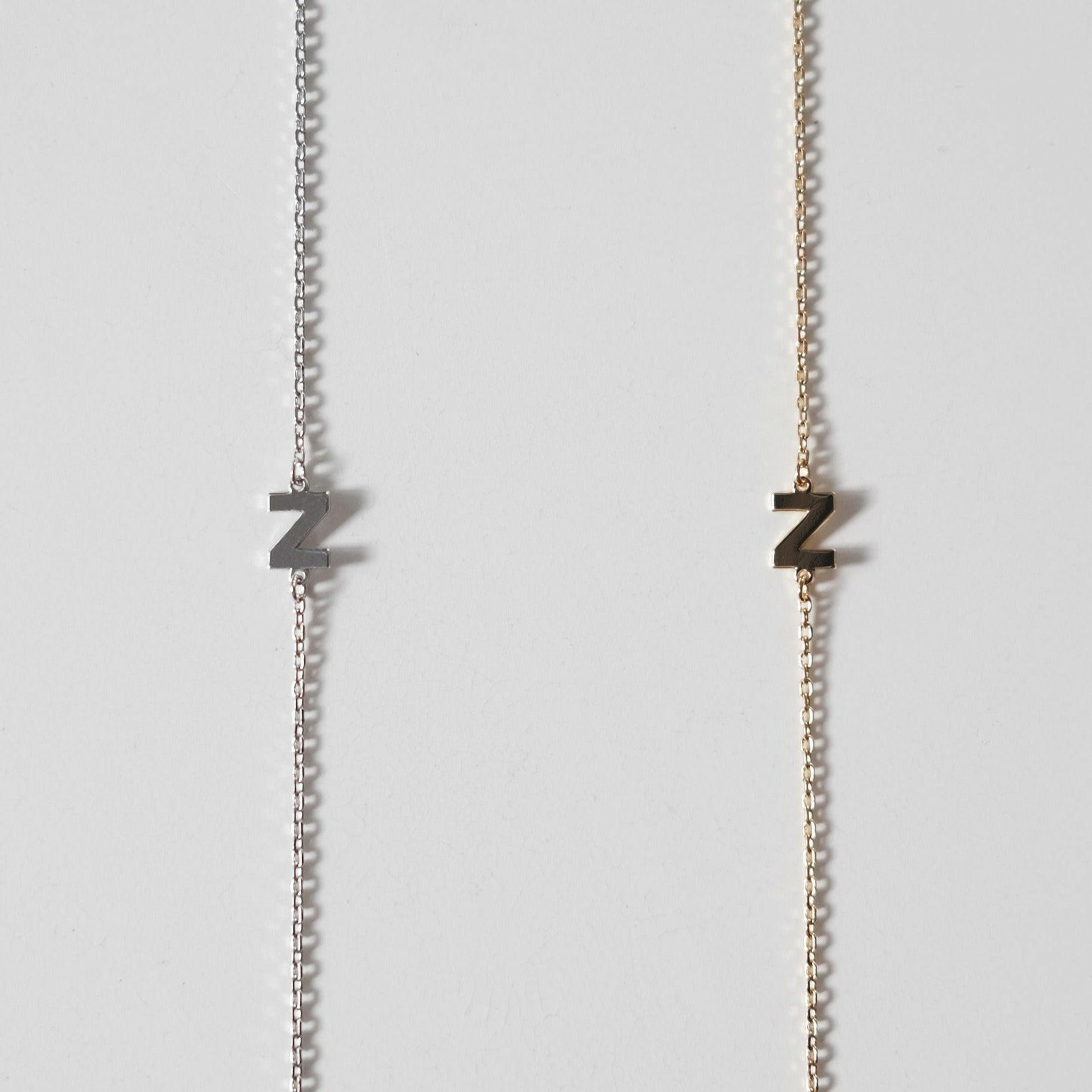 Initial bracelet featuring a minimal design, perfect as a dainty letter bracelet gift with simple and elegant style.