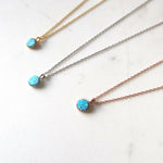 Elegant blue opal necklace pendant, perfect for a stylish and calming touch to elevate your look