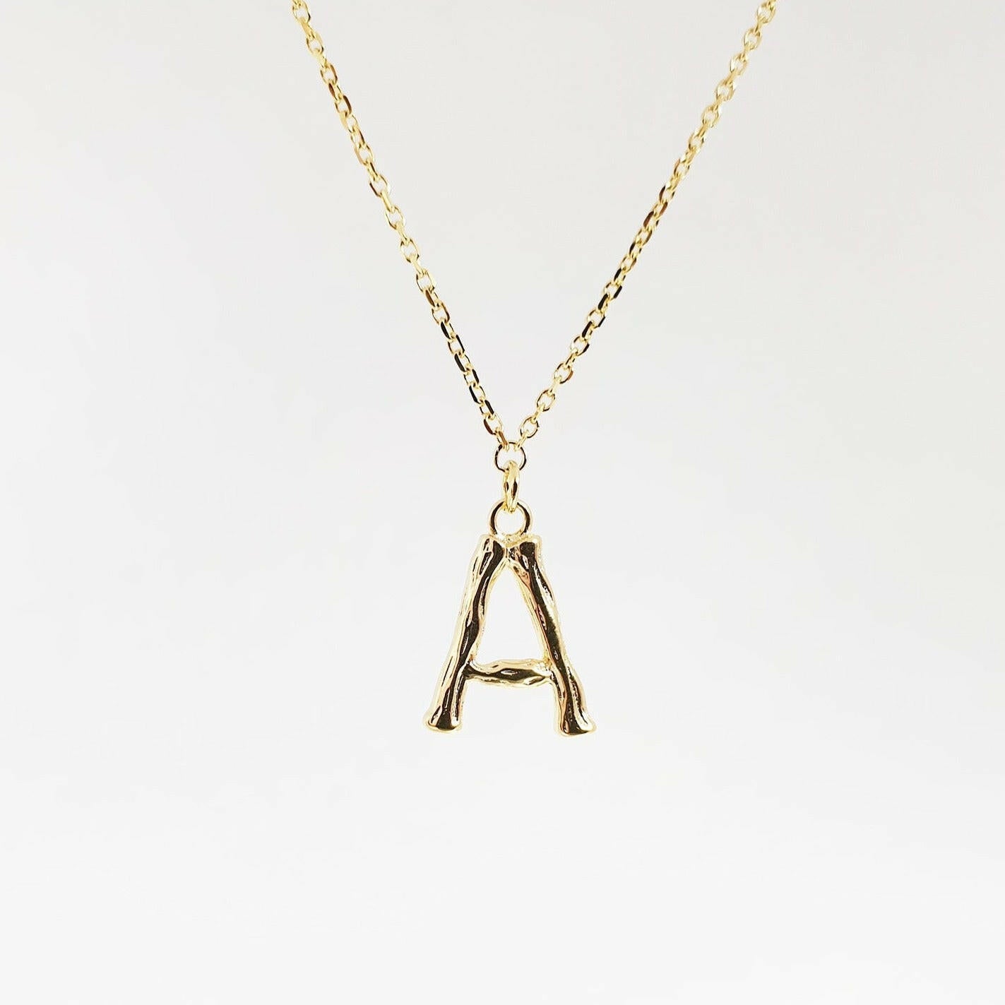 Bold letter necklace, perfect gift idea to personalize jewelry, ideal for unique and meaningful presents.