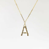 Bold letter necklace, perfect gift idea to personalize jewelry, ideal for unique and meaningful presents.