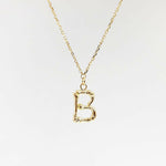 Bold letter necklace, perfect gift idea to personalize jewelry, ideal for unique and meaningful presents.