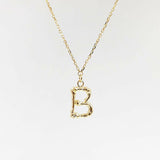 Bold letter necklace, perfect gift idea to personalize jewelry, ideal for unique and meaningful presents.