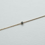 Petite crystal bracelet with minimal design featuring a delicate stone for elegant, understated style