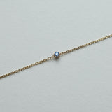 Petite crystal bracelet with minimal design featuring a delicate stone for elegant, understated style