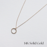 14K Calla Necklace