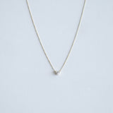 14K Lab Diamond Heart Necklace