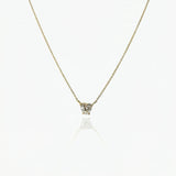 14K Lab Diamond Heart Necklace