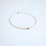 14k Sole Diamond Bracelet