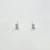 14K Simple Pearl Studs (6 Sizes)