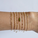 Gold Filled Tiny Link Bracelet
