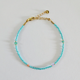 Iris Beads Chain Bracelet