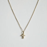 14K Perla Cross Necklace