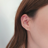 14K Flower Trio Earrings