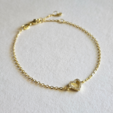 Crystal Heart Bracelet