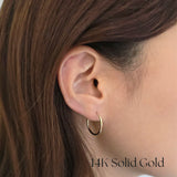 14K Classic Hoops (2 Sizes)