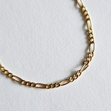 Gold Filled B Figaro Bracelet