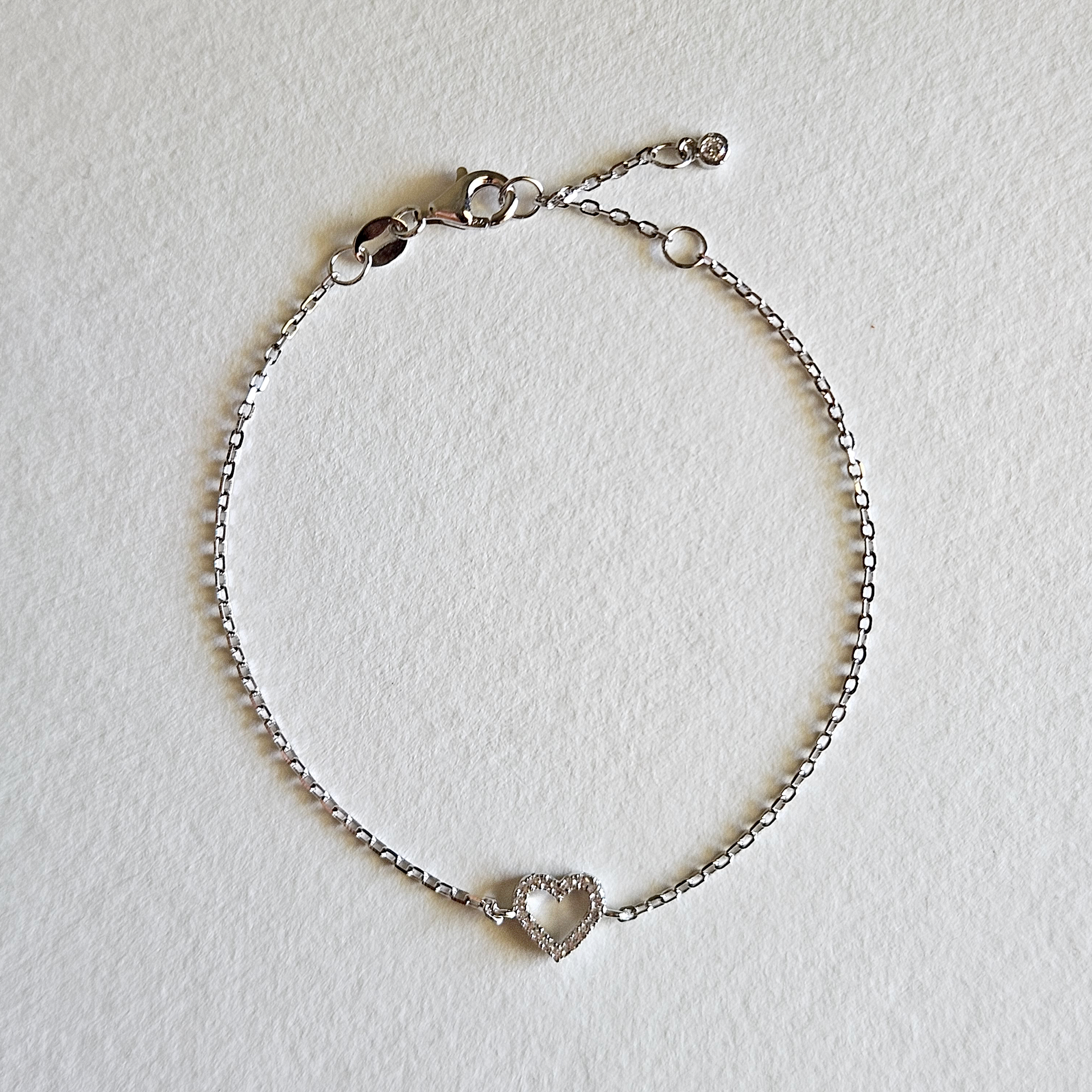 Crystal Heart Bracelet