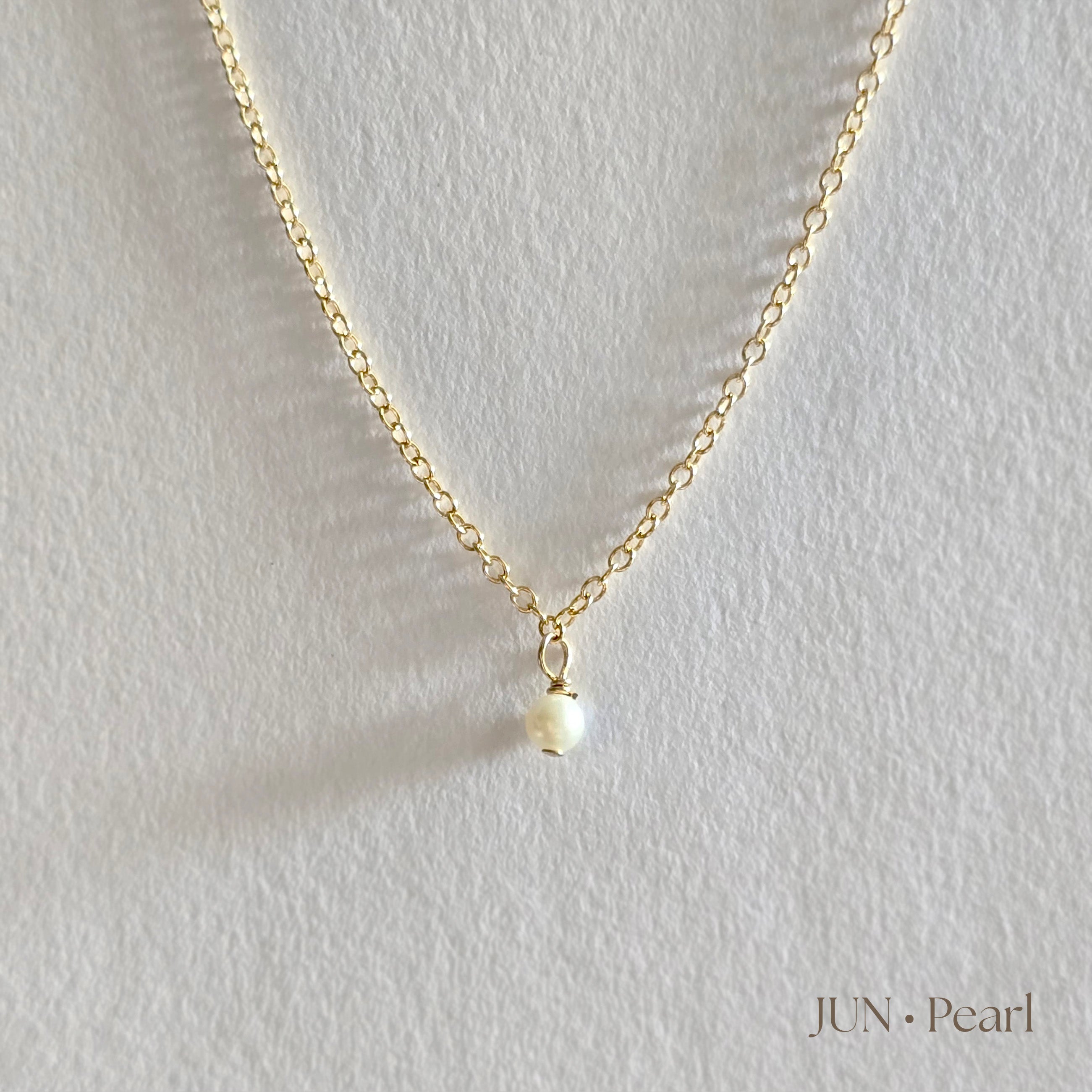 Gold Filled Birthstone Necklace