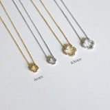 Crystal Clover Necklace 6mm