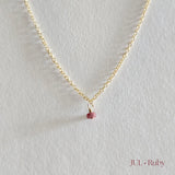 Gold Filled Birthstone Necklace