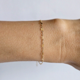 Gold Filled Coffee Bean Bracelet