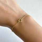 Crystal Heart Bracelet