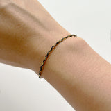 Joy's Silk & Chain Bracelet
