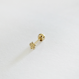 Cutie Flower 14K Solid Gold Cartilage Earring
