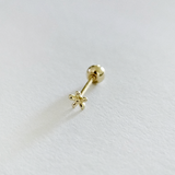 14K Teeny Flower Cartilage Earring