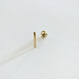 14K Tiny Bar Cartilage Earring