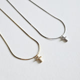 Dainty Crystal Cross Necklace